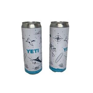Yeti Stash Can Hidden Storage Safe Slim 12oz Limited Edition Set 2- Fishing